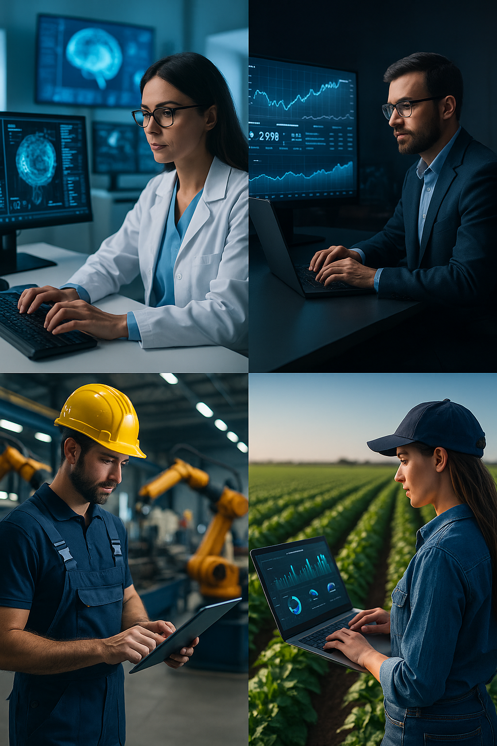 Circuit 12 AI industry solutions — healthcare, finance, manufacturing, and agriculture empowered by advanced analytics